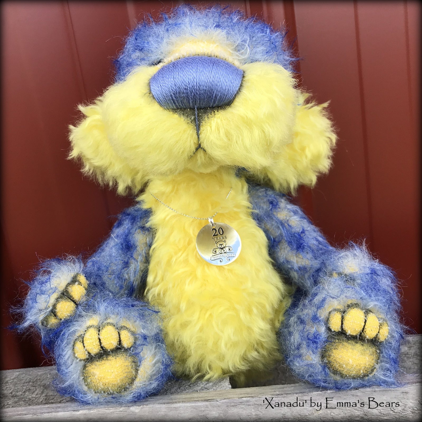 Xanadu - 20 Years of Emma's Bears Commemorative Teddy - OOAK in a series