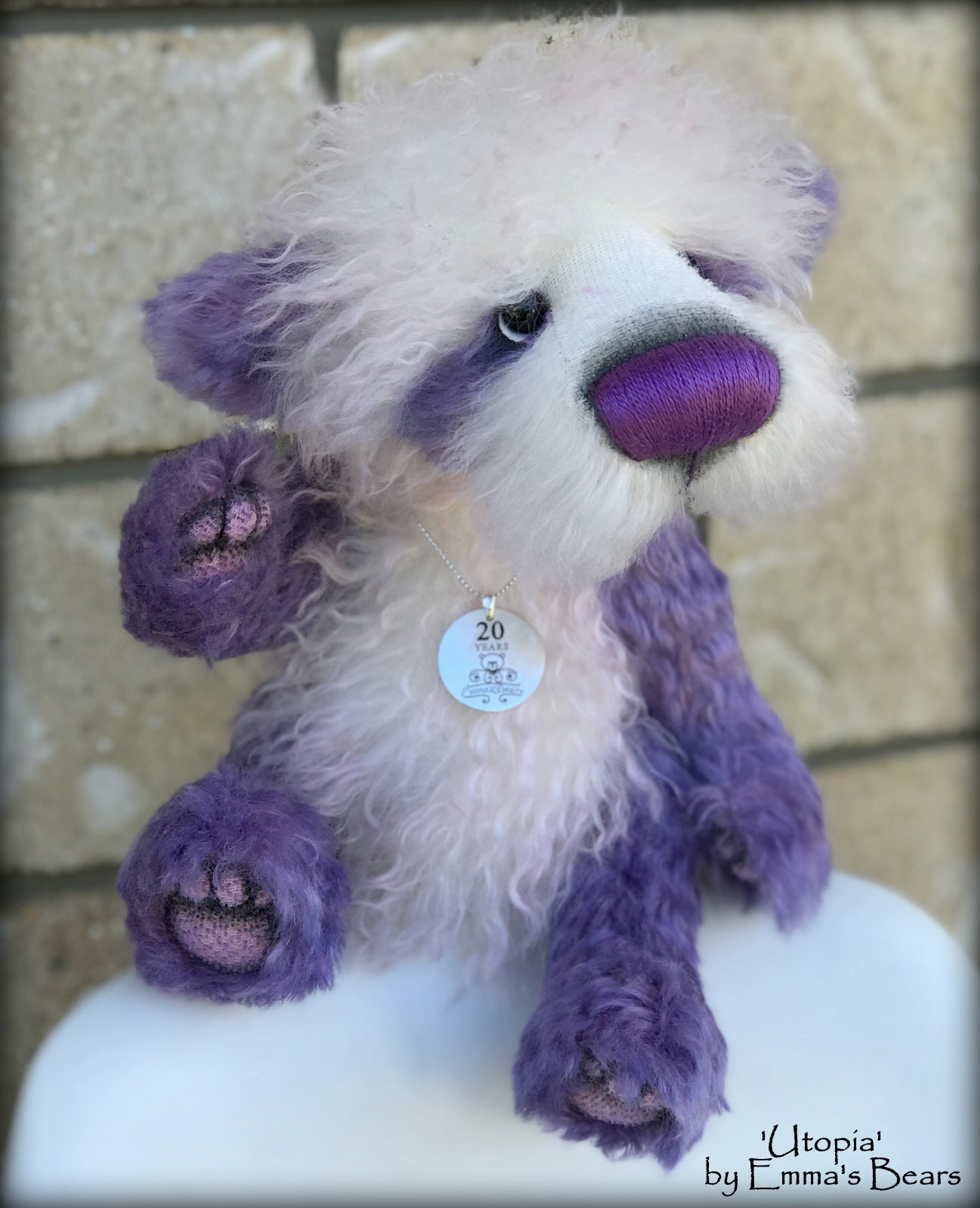 Utopia - 20 Years of Emma's Bears Commemorative Teddy - OOAK in a series