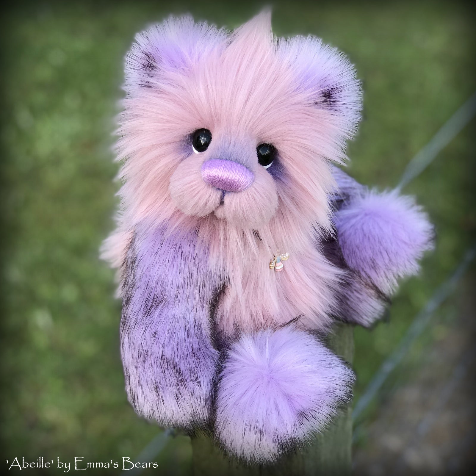 Abeille - 12" faux fur Artist Bear by Emma's Bears - OOAK