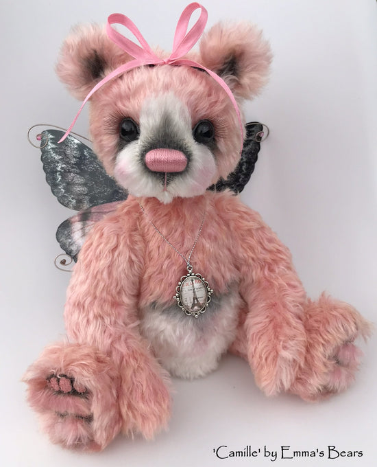 Camille - 12" Hand dyed artist Easter Butterfly Bear by Emma's Bears - OOAK