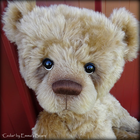 Cedar - 23IN gold mohair bear by Emmas Bears - OOAK