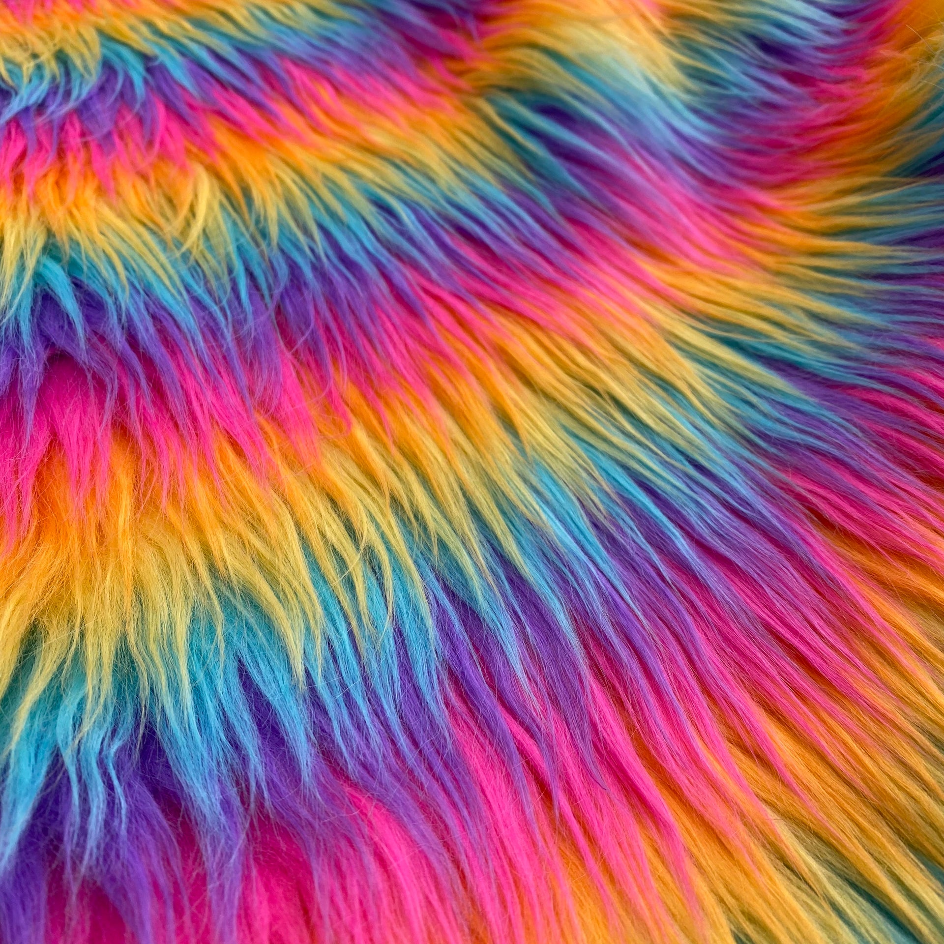 Bright Rainbow - Faux Fur - Late 2022 Range