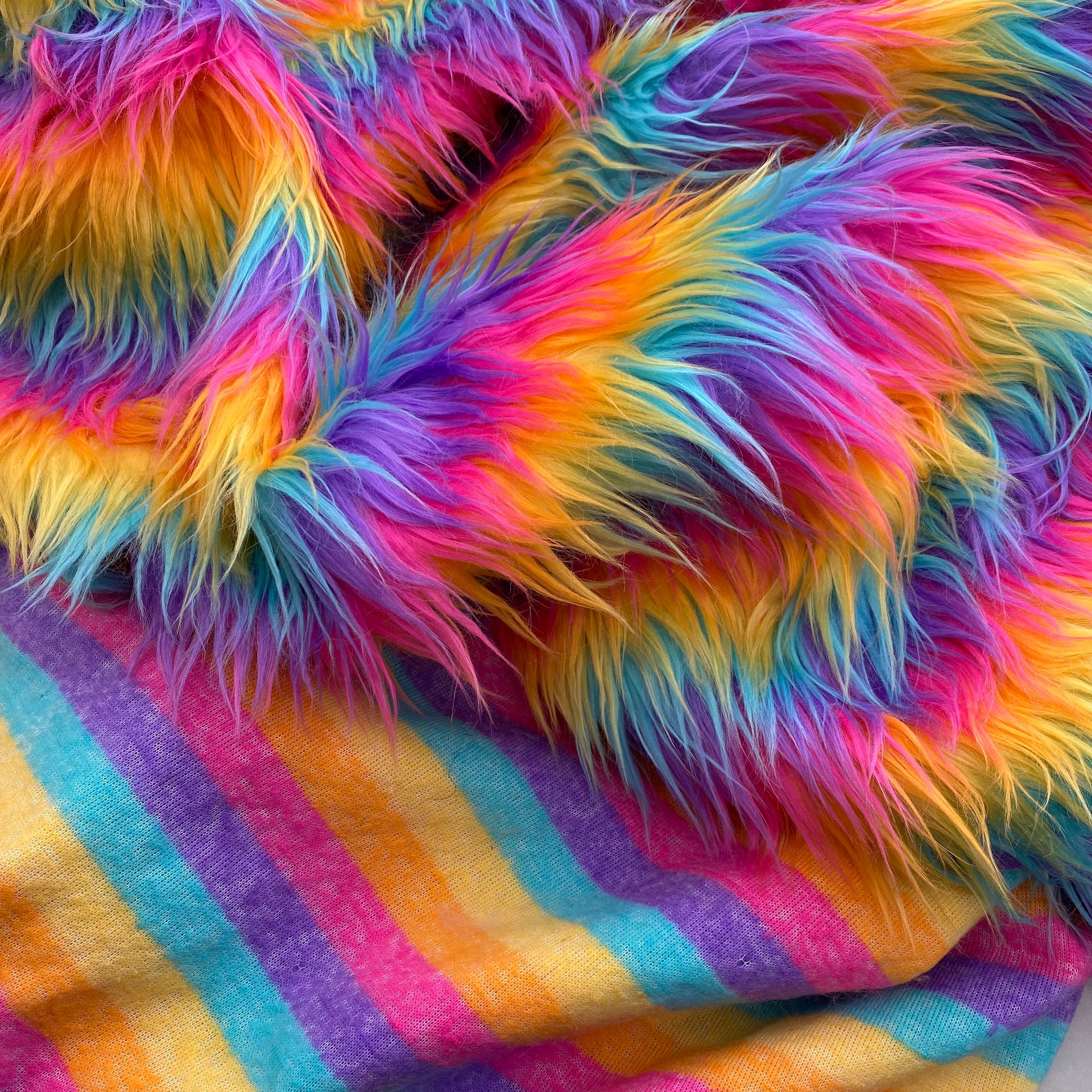 Bright Rainbow - Faux Fur - Late 2022 Range