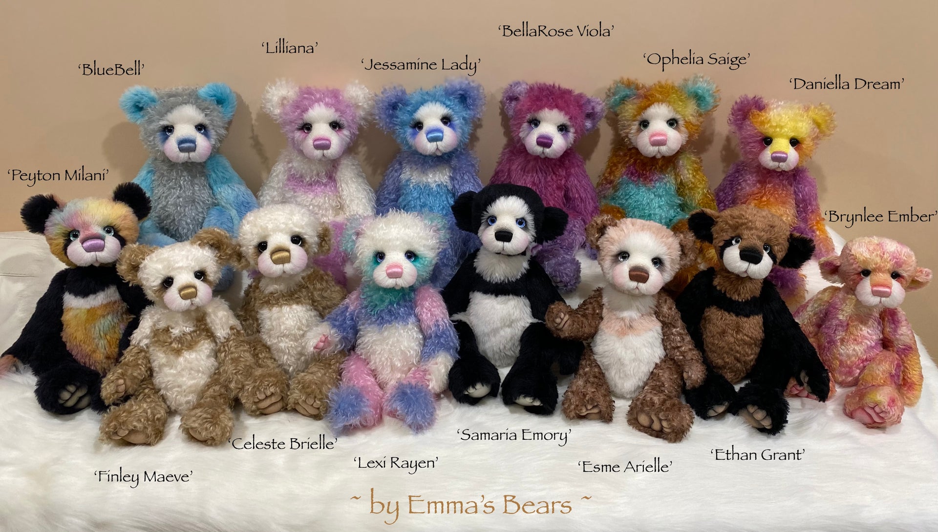 Lexi Rayen - 18" Mohair Artist Baby Bear by Emma's Bears - OOAK