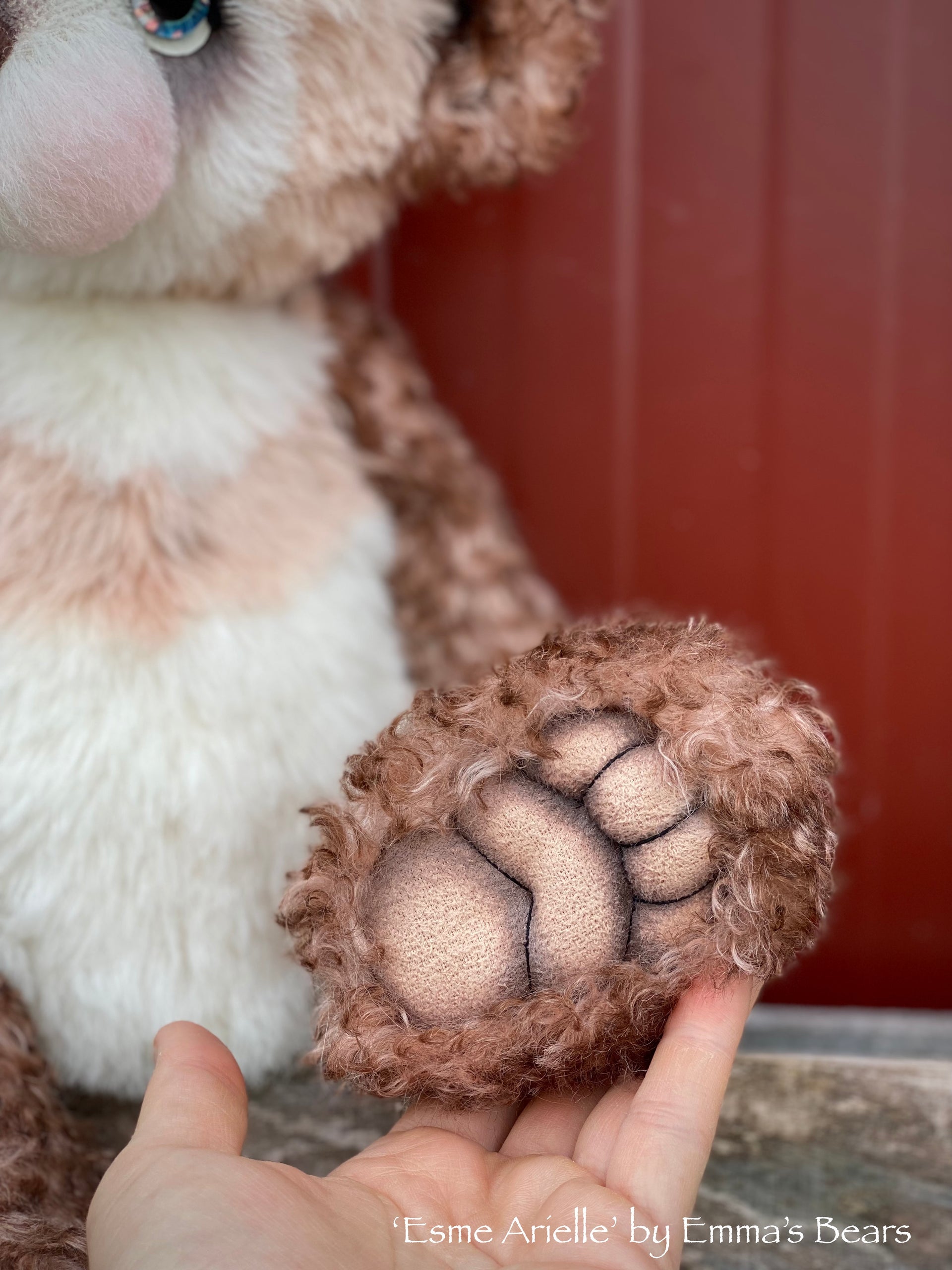 Esme Arielle - 19" Mohair and Alpaca Artist Baby Bear by Emma's Bears - OOAK