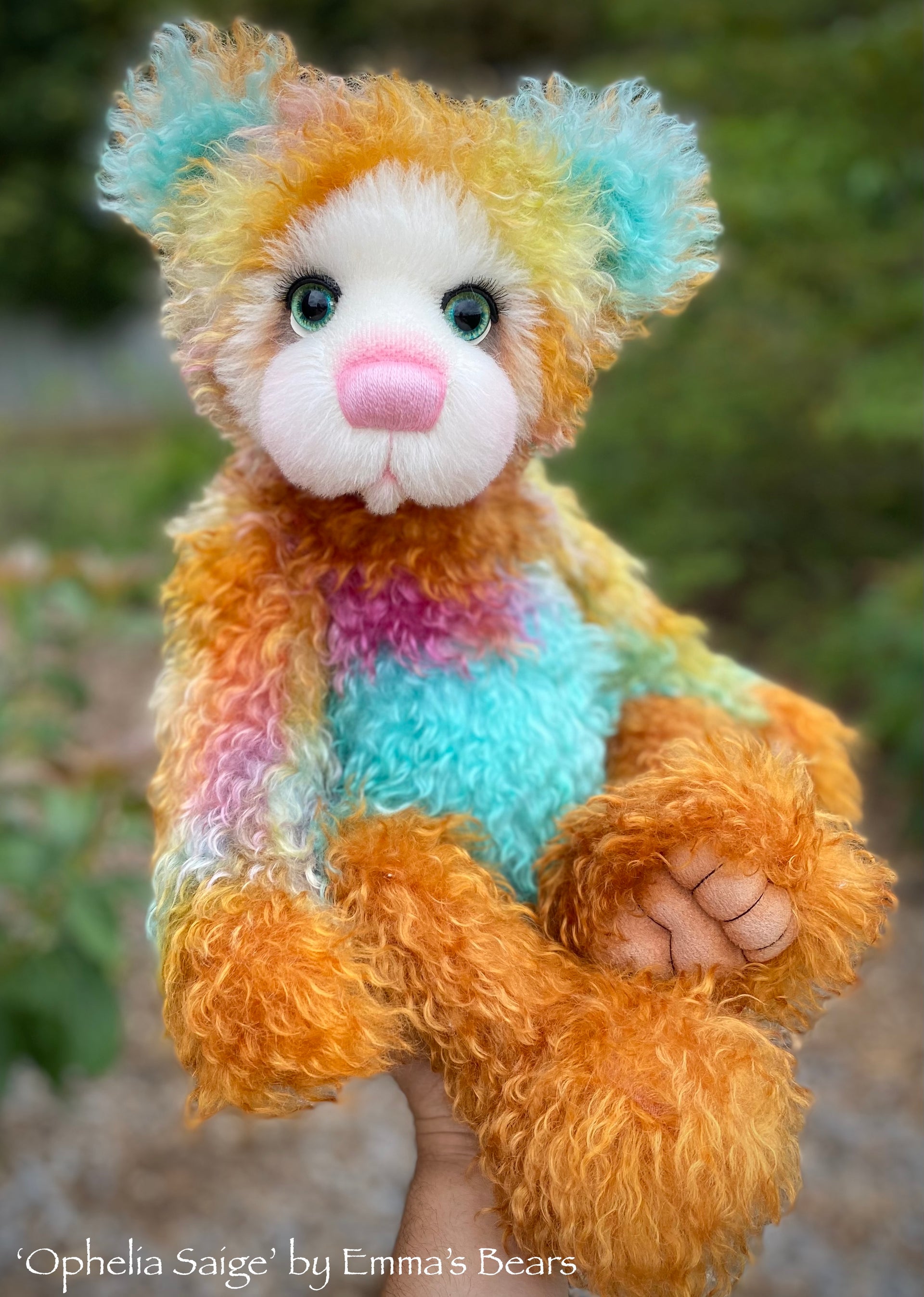 Ophelia Saige - 21" Mohair Toddler Artist Bear by Emma's Bears - OOAK