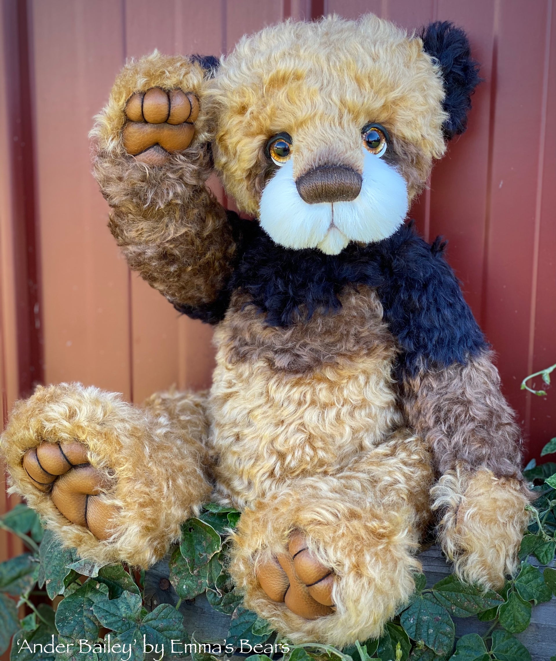 Ander Bailey - 18" Kid Mohair and Alpaca Artist Baby Bear by Emma's Bears - OOAK