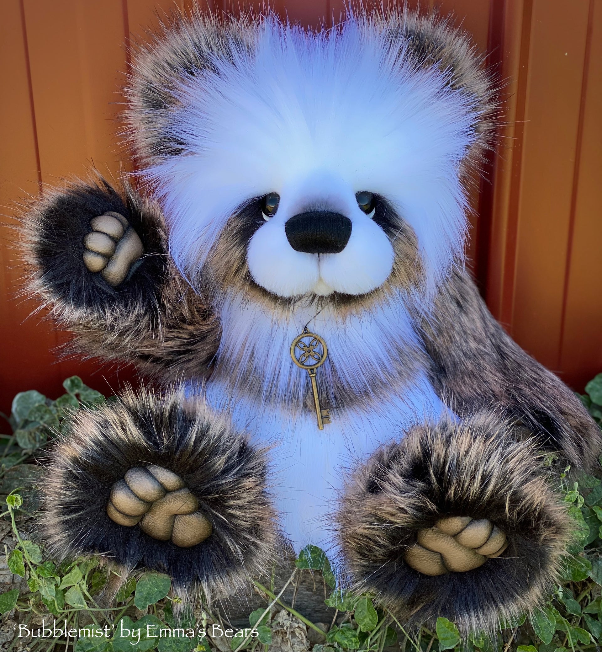 Bubblemist - 18" Artist Bear by Emma's Bears - OOAK