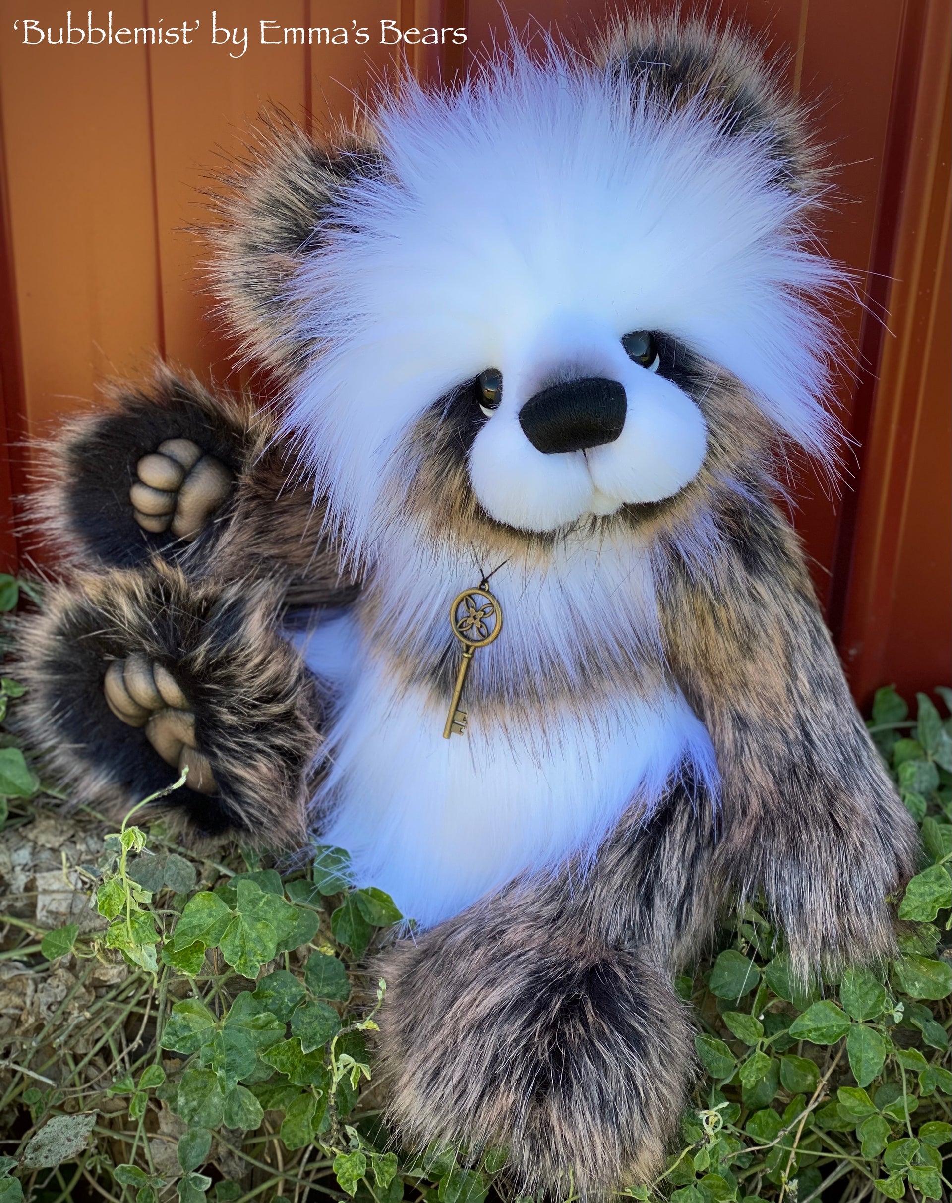 Bubblemist - 18" Artist Bear by Emma's Bears - OOAK