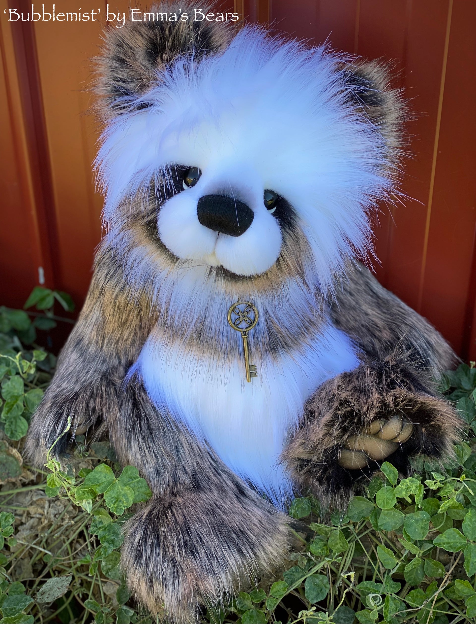 Bubblemist - 18" Artist Bear by Emma's Bears - OOAK