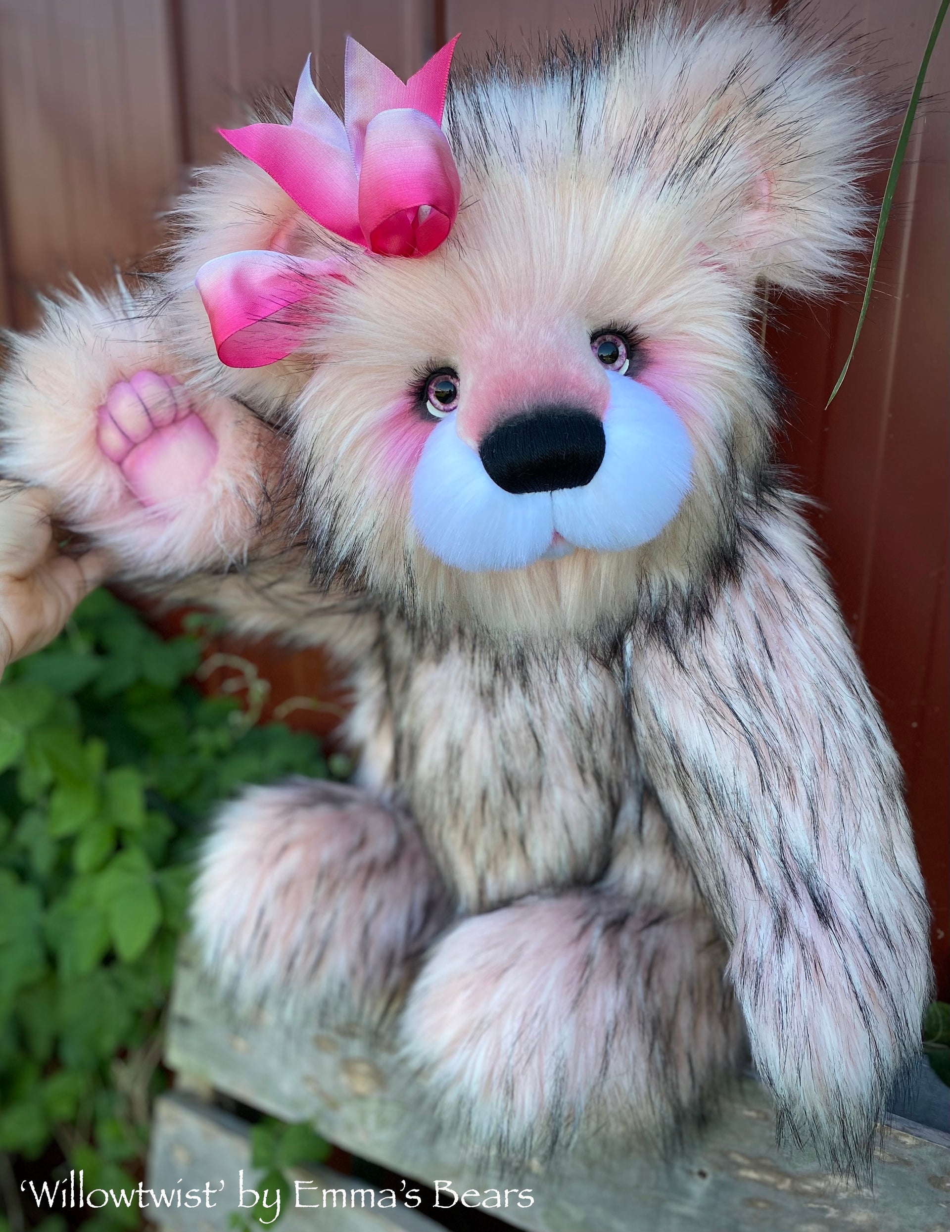 Willowtwist - 23" Faux Fur Artist Bear by Emma's Bears - OOAK