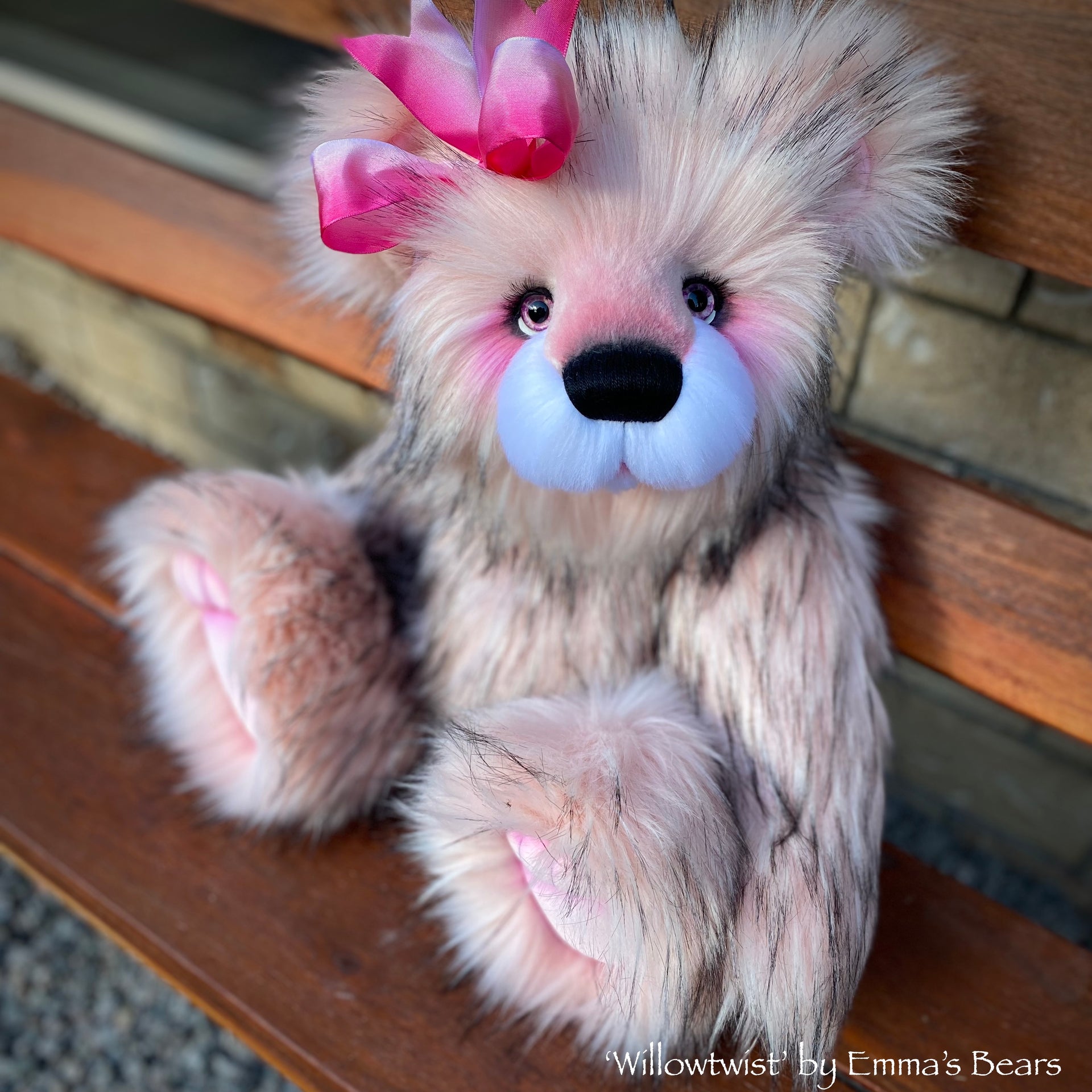 Willowtwist - 23" Faux Fur Artist Bear by Emma's Bears - OOAK