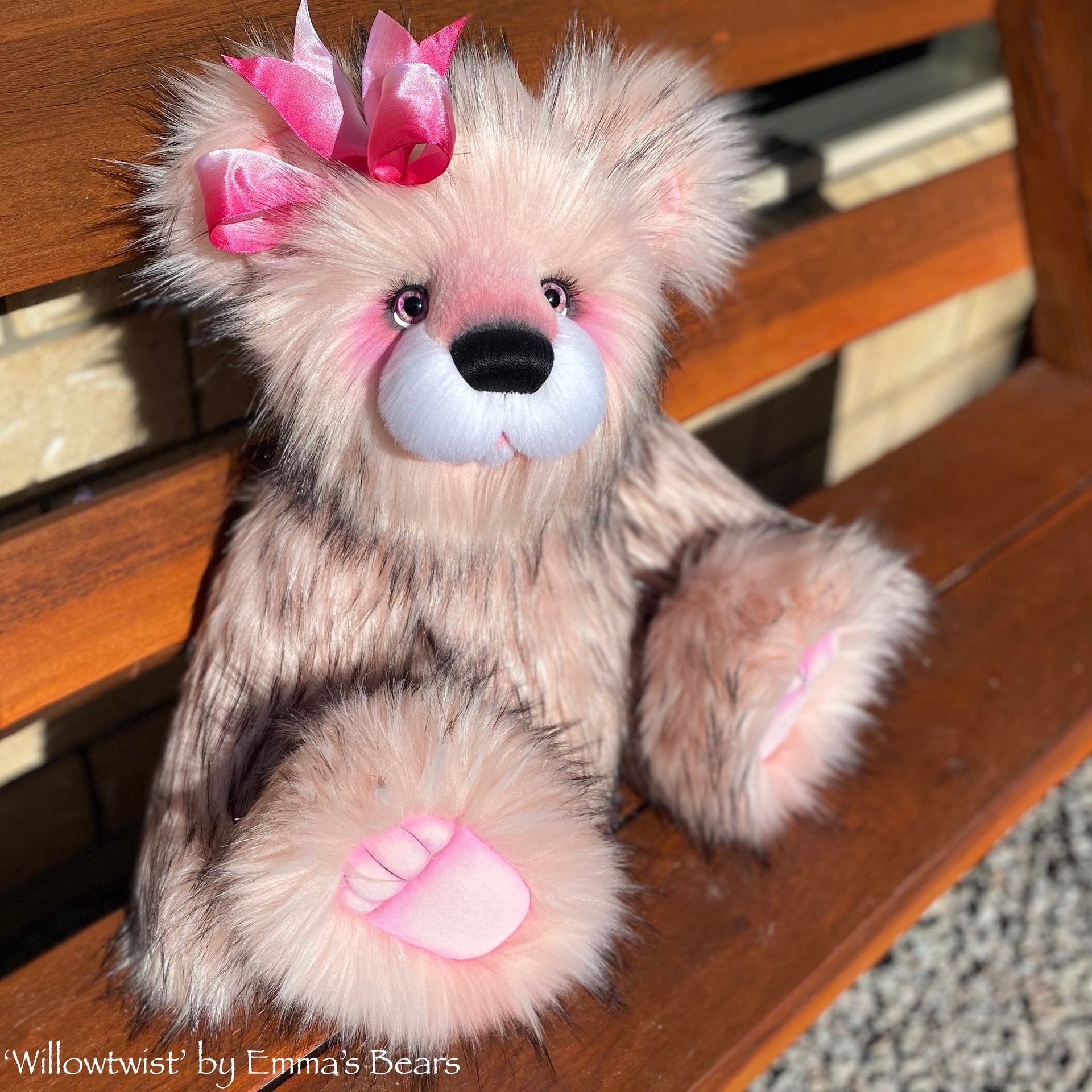 Willowtwist - 23" Faux Fur Artist Bear by Emma's Bears - OOAK