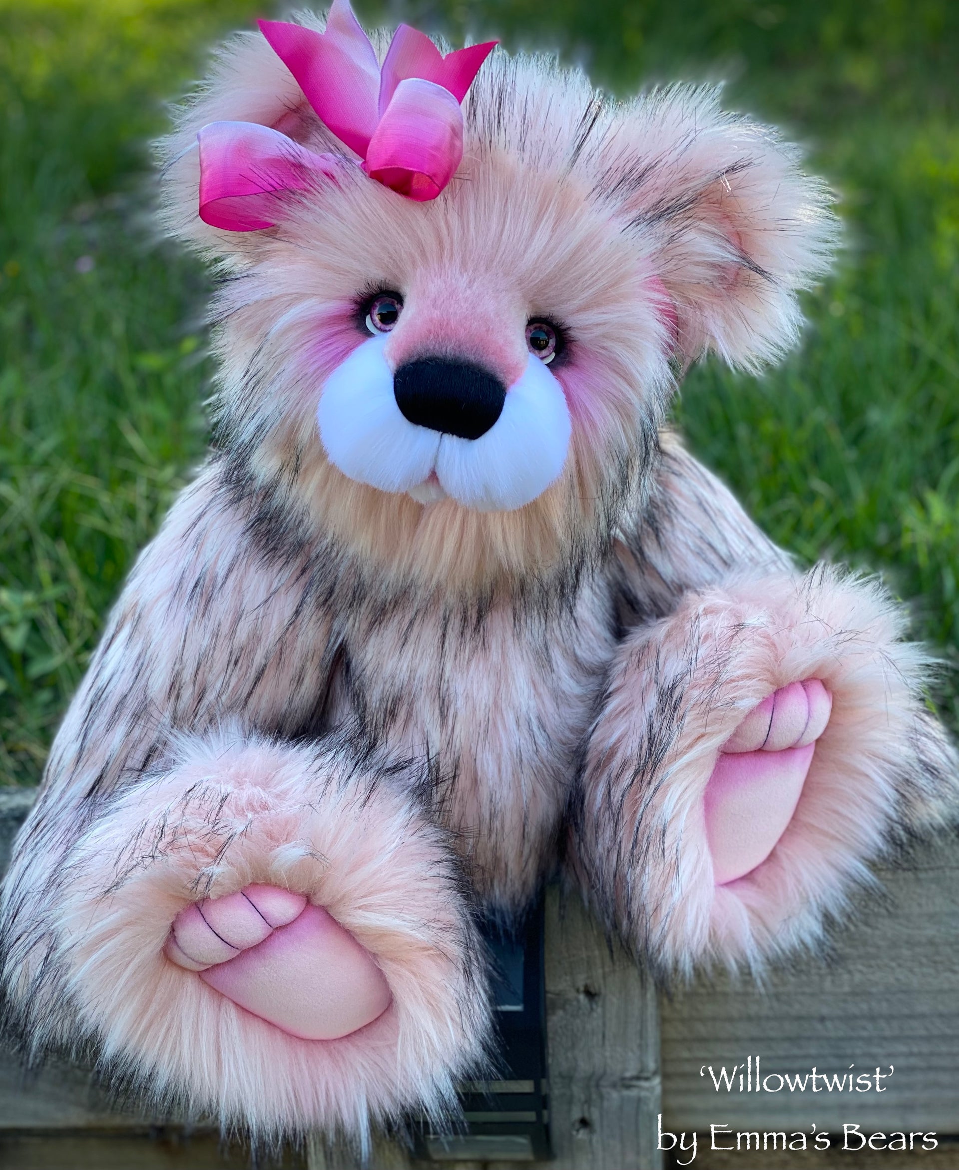 Willowtwist - 23" Faux Fur Artist Bear by Emma's Bears - OOAK