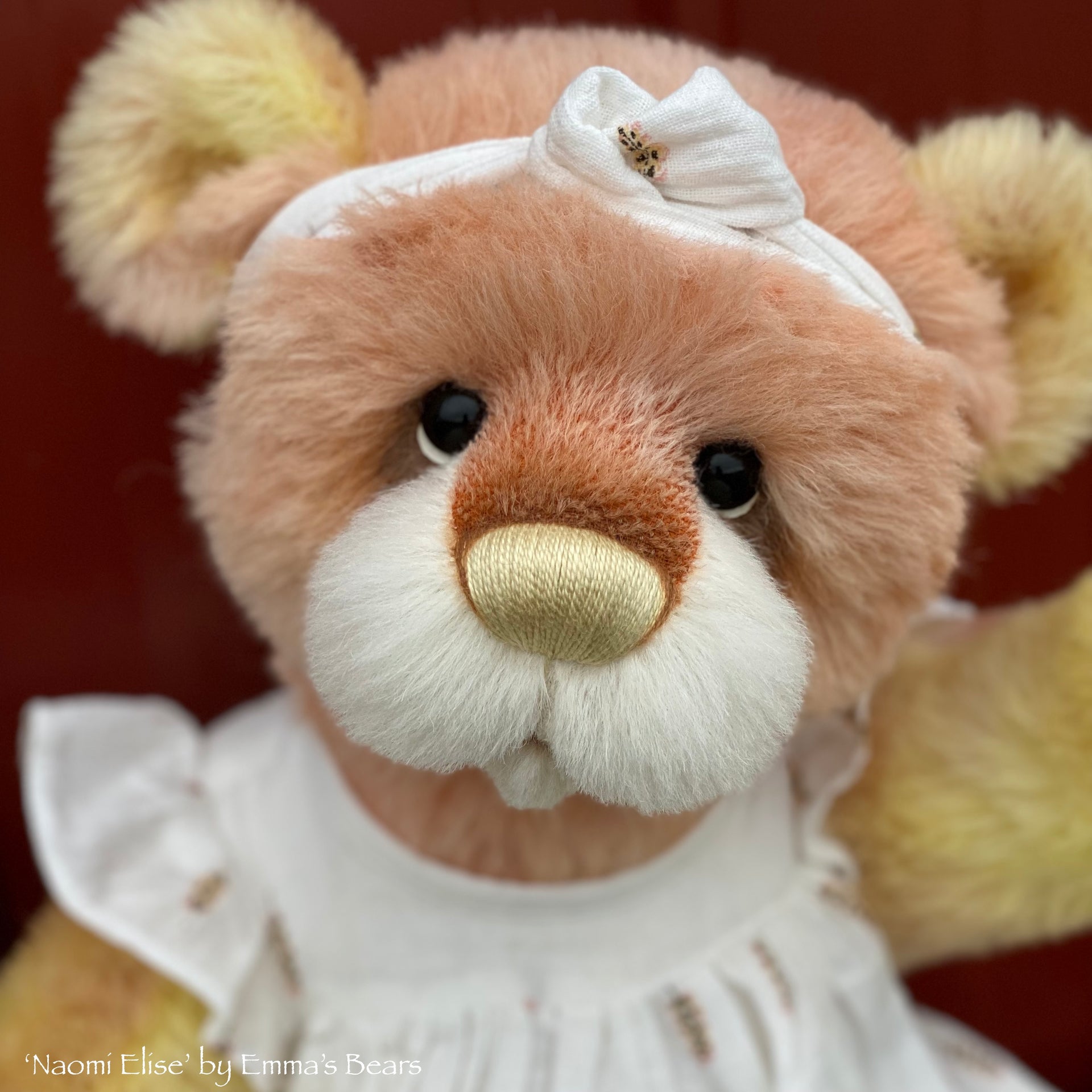 Naomi Elise - 21" ALPACA Artist toddler style Bear by Emmas Bears - OOAK