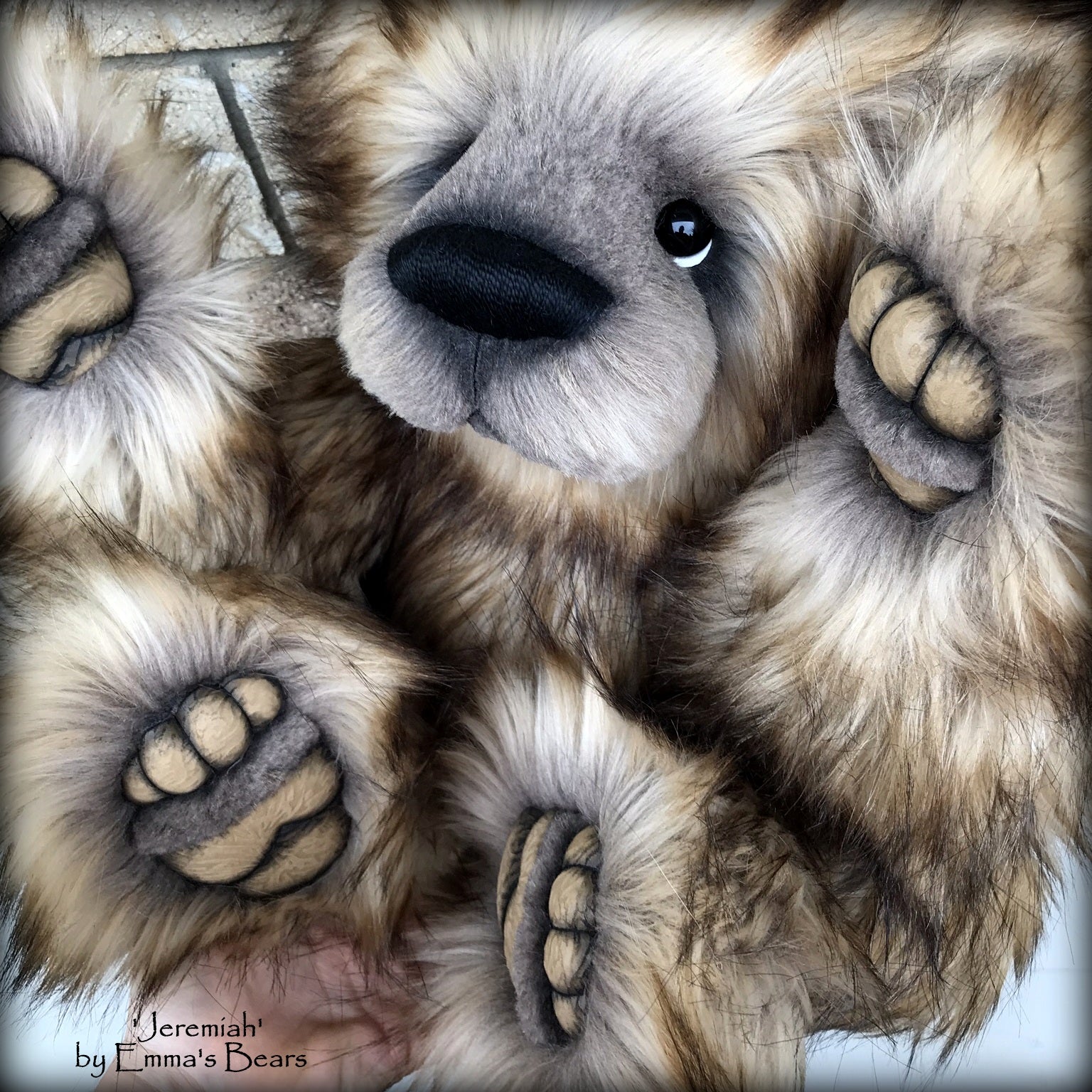 Jeremiah - 28in Deluxe Faux Fur Artist Bear by Emmas Bears - OOAK