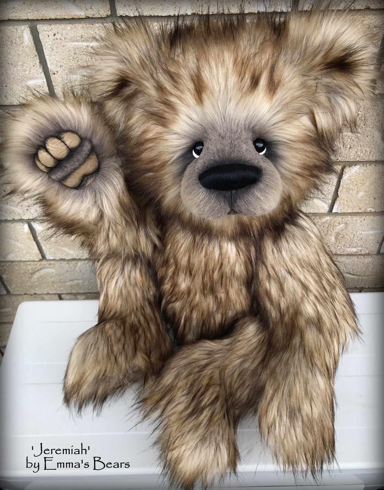 Jeremiah - 28in Deluxe Faux Fur Artist Bear by Emmas Bears - OOAK