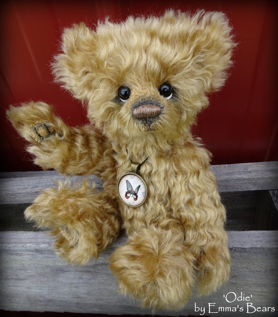 Odie - 9in kid mohair Artist Bear by Emma's Bears