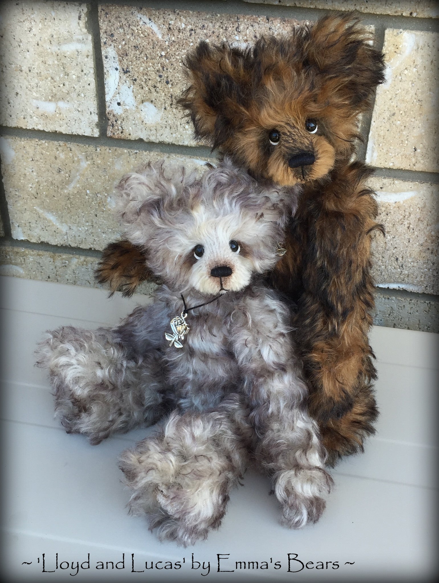 Lucas - 10" kid mohair bear by Emmas Bears - OOAK