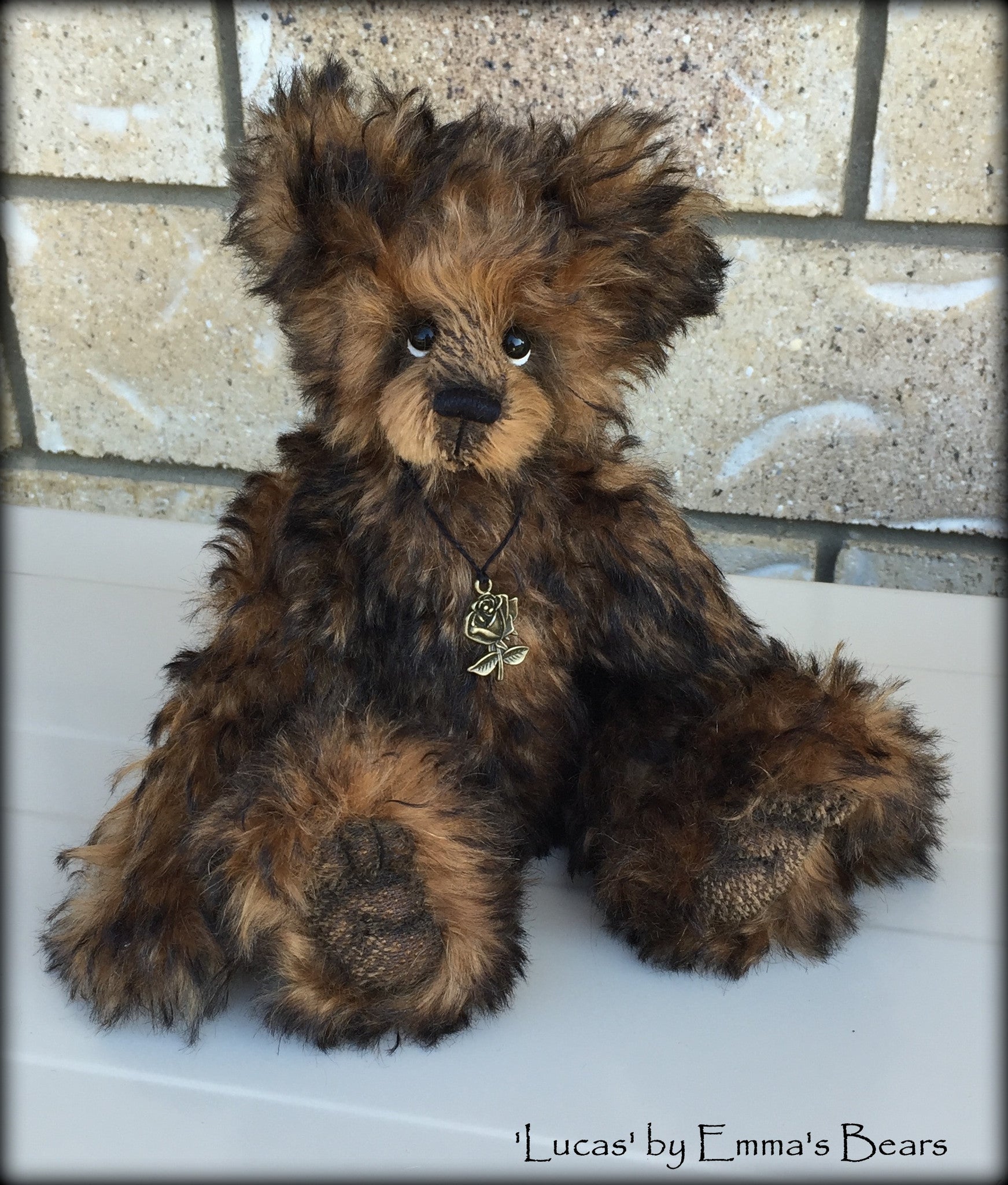 Lucas - 10" kid mohair bear by Emmas Bears - OOAK