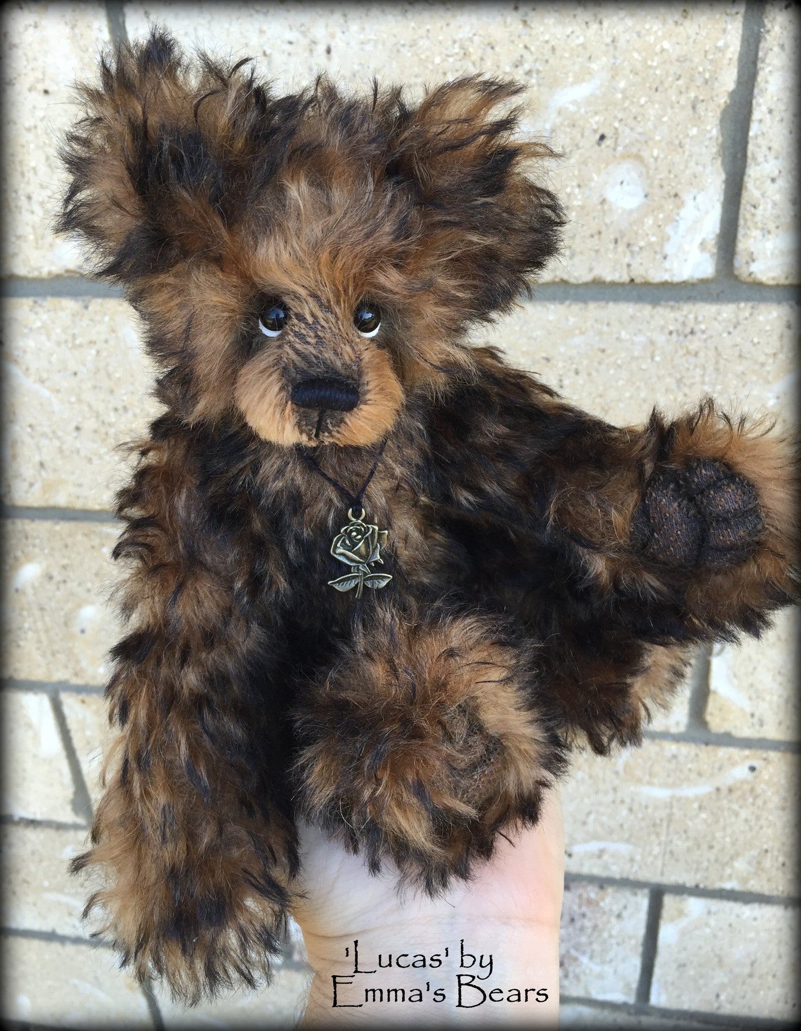 Lucas - 10" kid mohair bear by Emmas Bears - OOAK