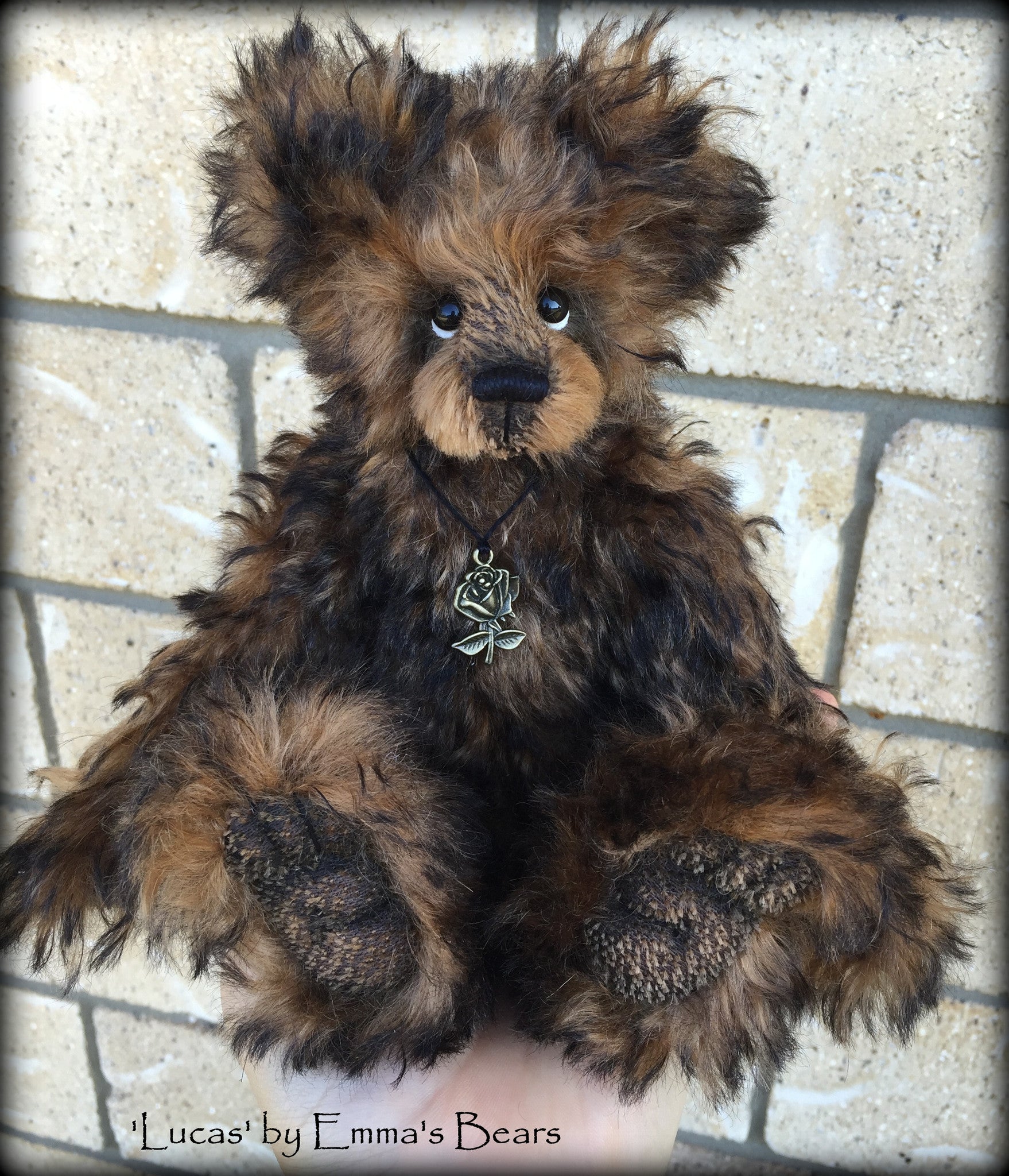 Lucas - 10" kid mohair bear by Emmas Bears - OOAK