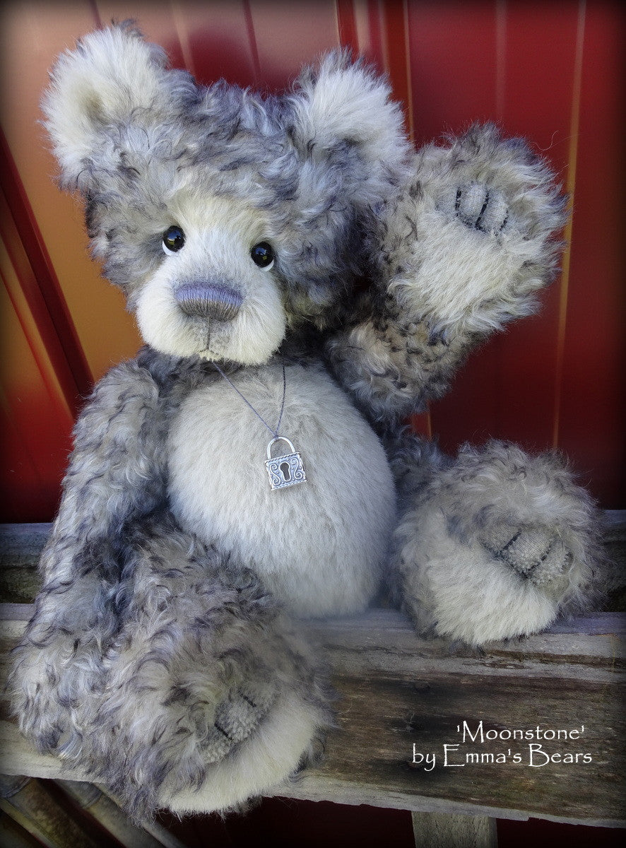 Moonstone - 15" kid mohair and alpaca artist bear  - OOAK by Emma's Bears