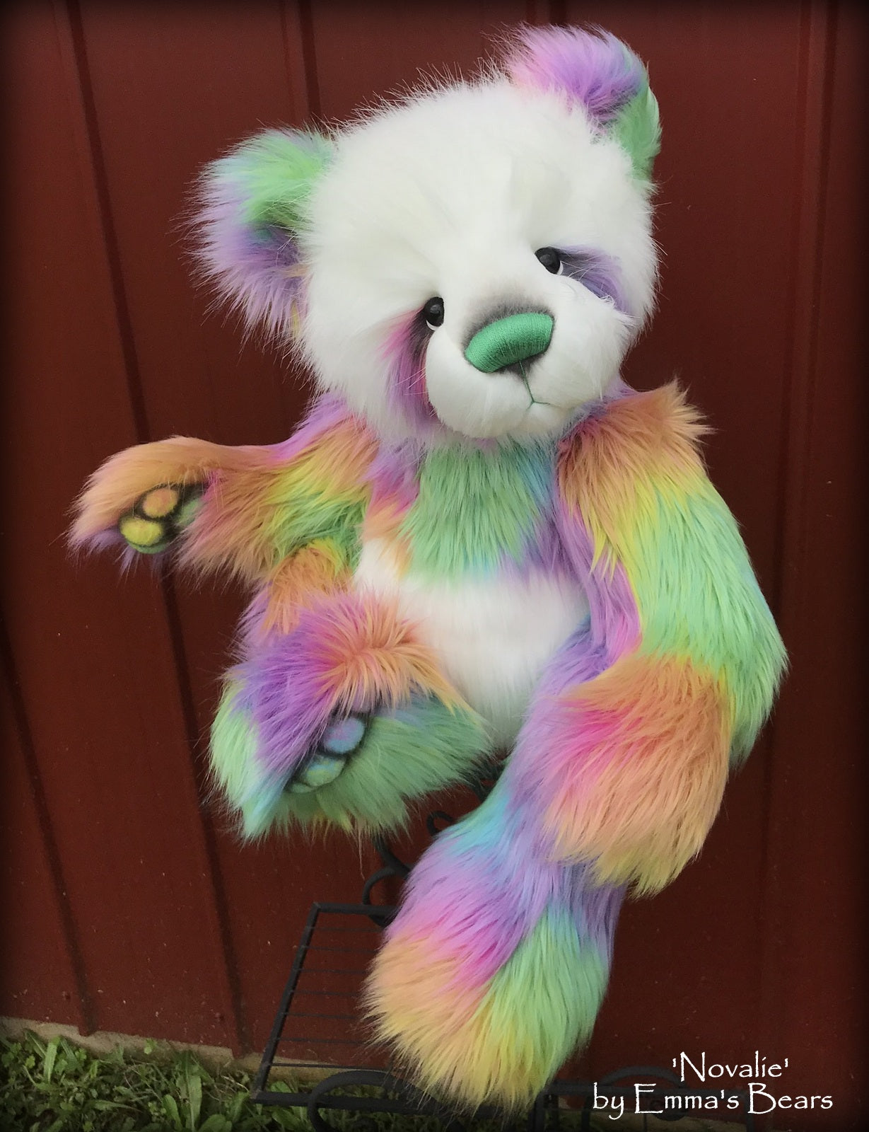 Novalie - 28" Faux Fur Artist Bear by Emmas Bears - OOAK
