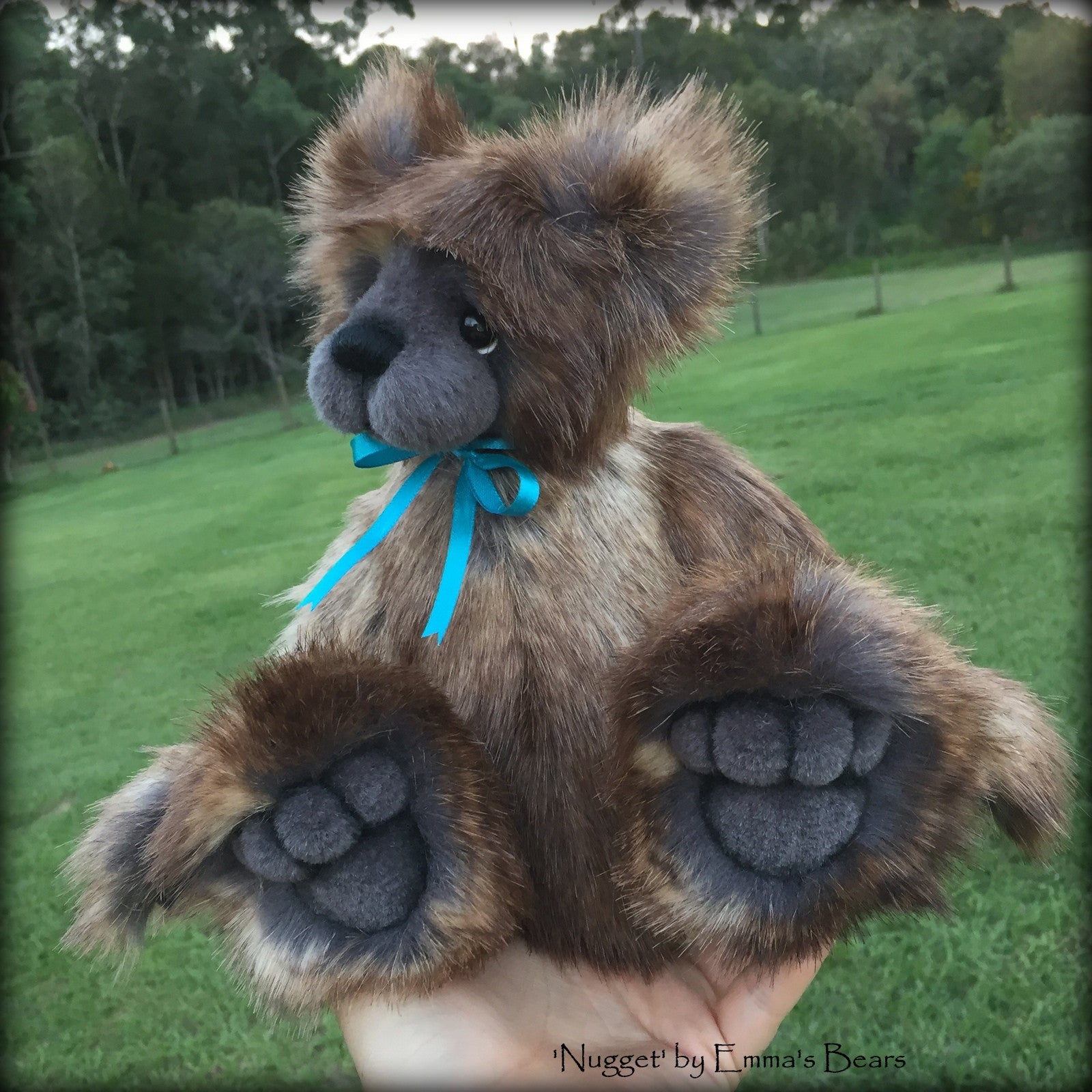Nugget - 13" faux fur artist bear by Emma's Bears  - OOAK