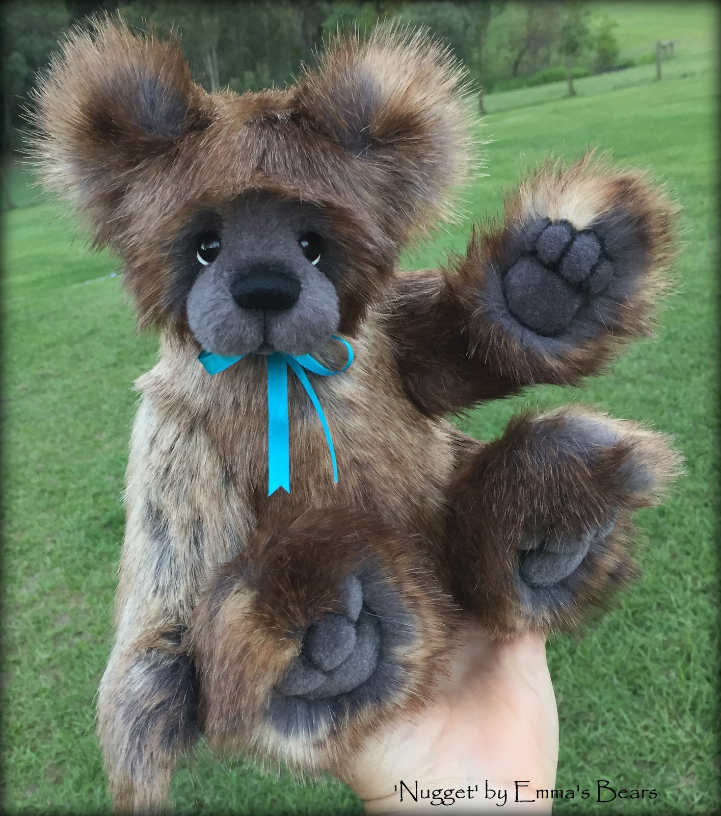 Nugget - 13" faux fur artist bear by Emma's Bears  - OOAK
