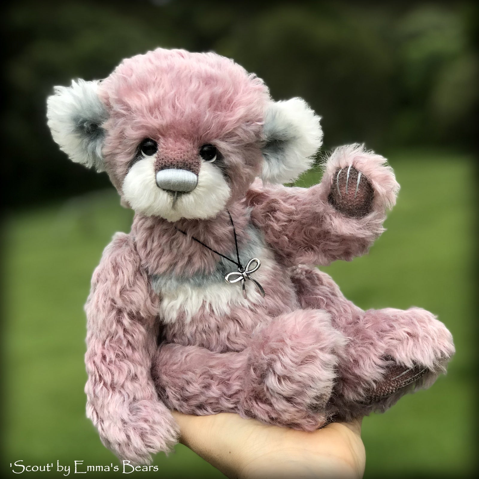 Scout - 12" Hand dyed artist Easter Bear by Emma's Bears - OOAK