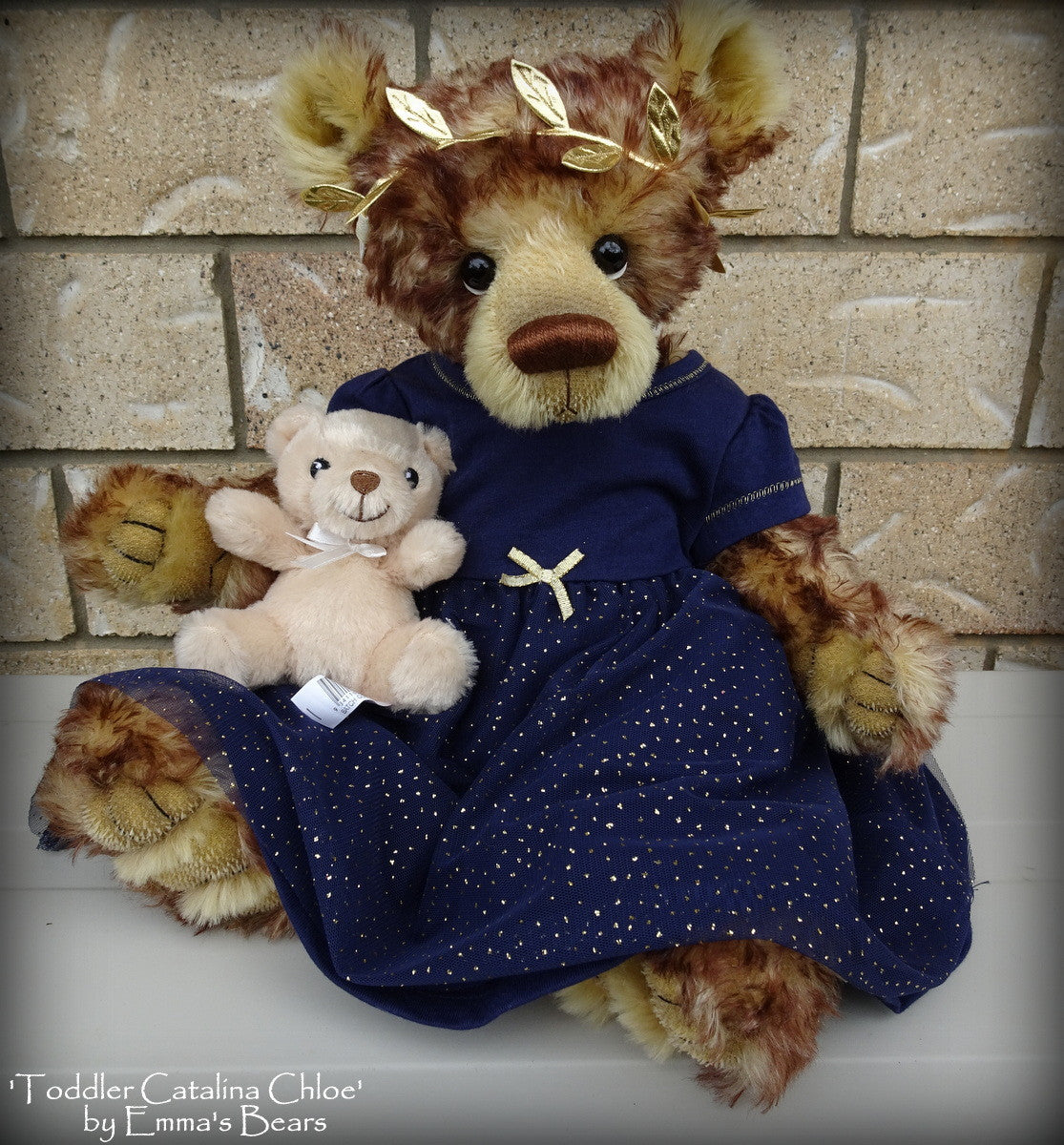 Toddler Catalina Chloe - 18in MOHAIR Artist toddler style Bear by Emmas Bears - OOAK