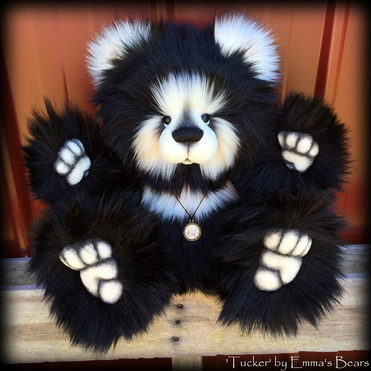 Tucker - 16IN super fluffy artist bear by Emmas Bears - OOAK