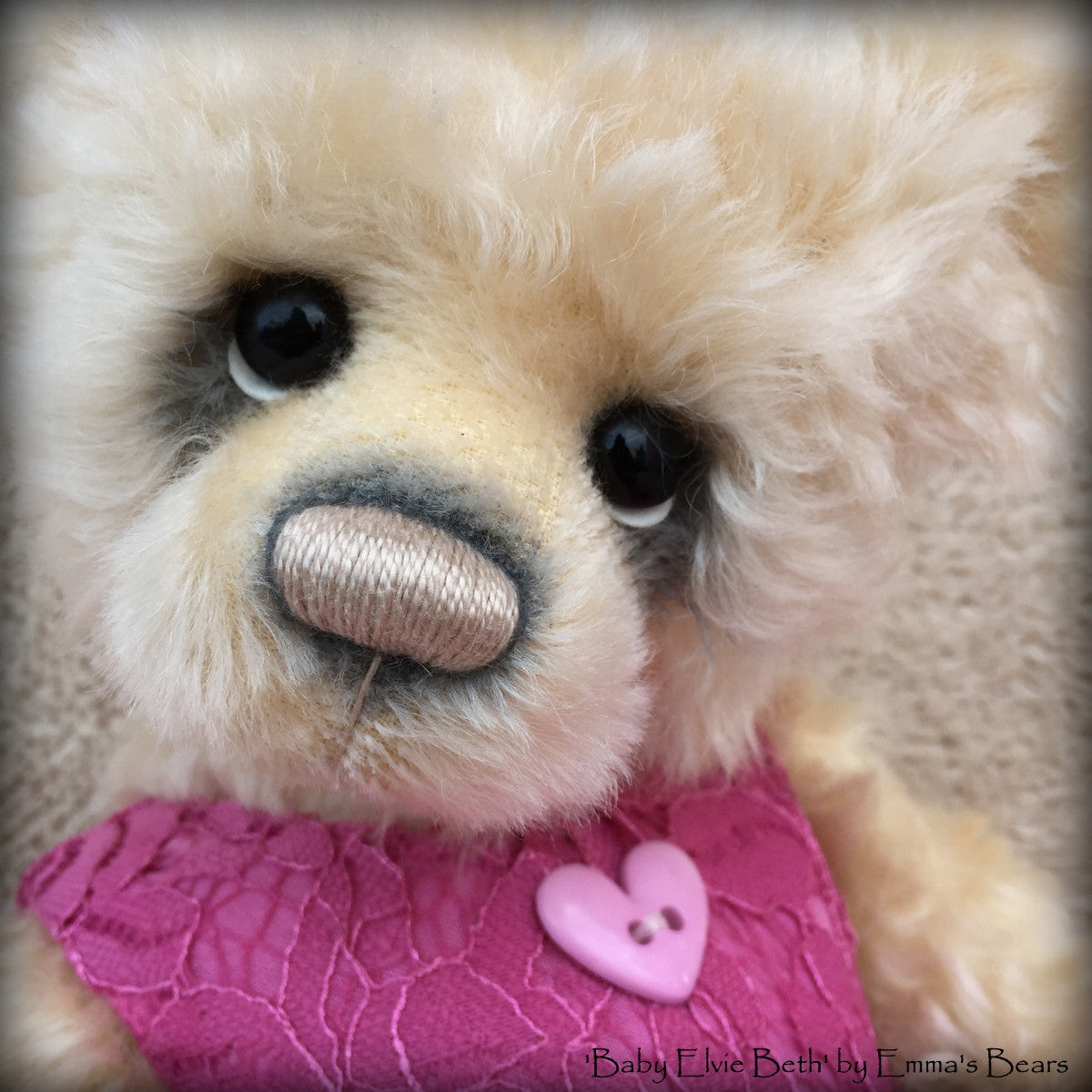 Baby Elvie Beth - 14in MOHAIR Premmie Artist Bear by Emmas Bears - OOAK