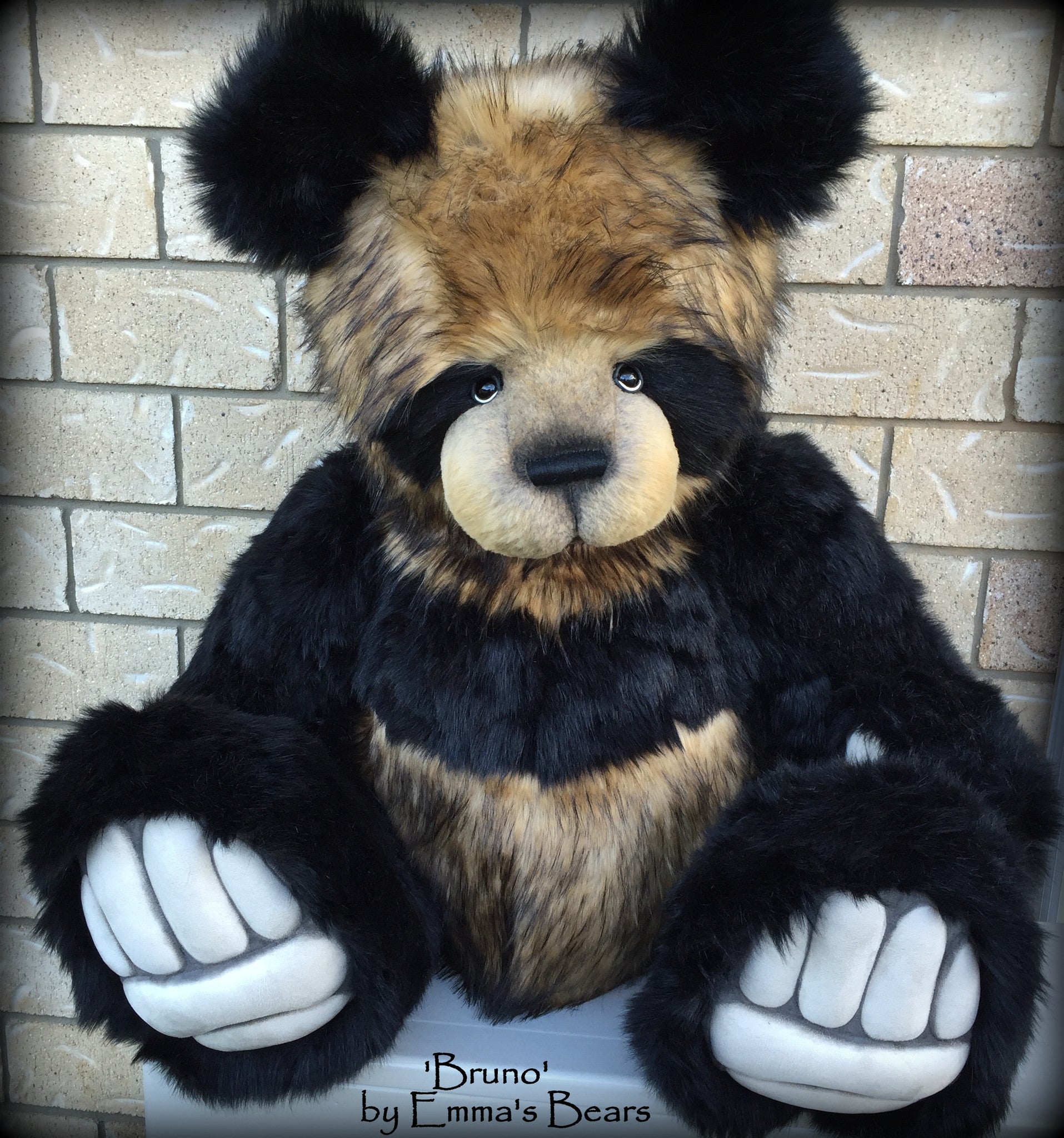 Bruno - 44IN HUGE panda bear by Emmas Bears - OOAK