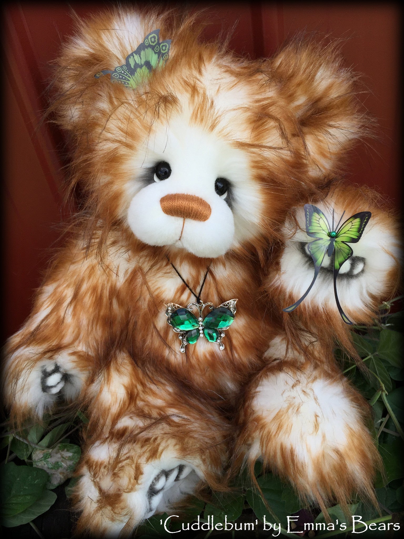 Cuddlebum - 17IN super fluffy artist bear by Emmas Bears - OOAK