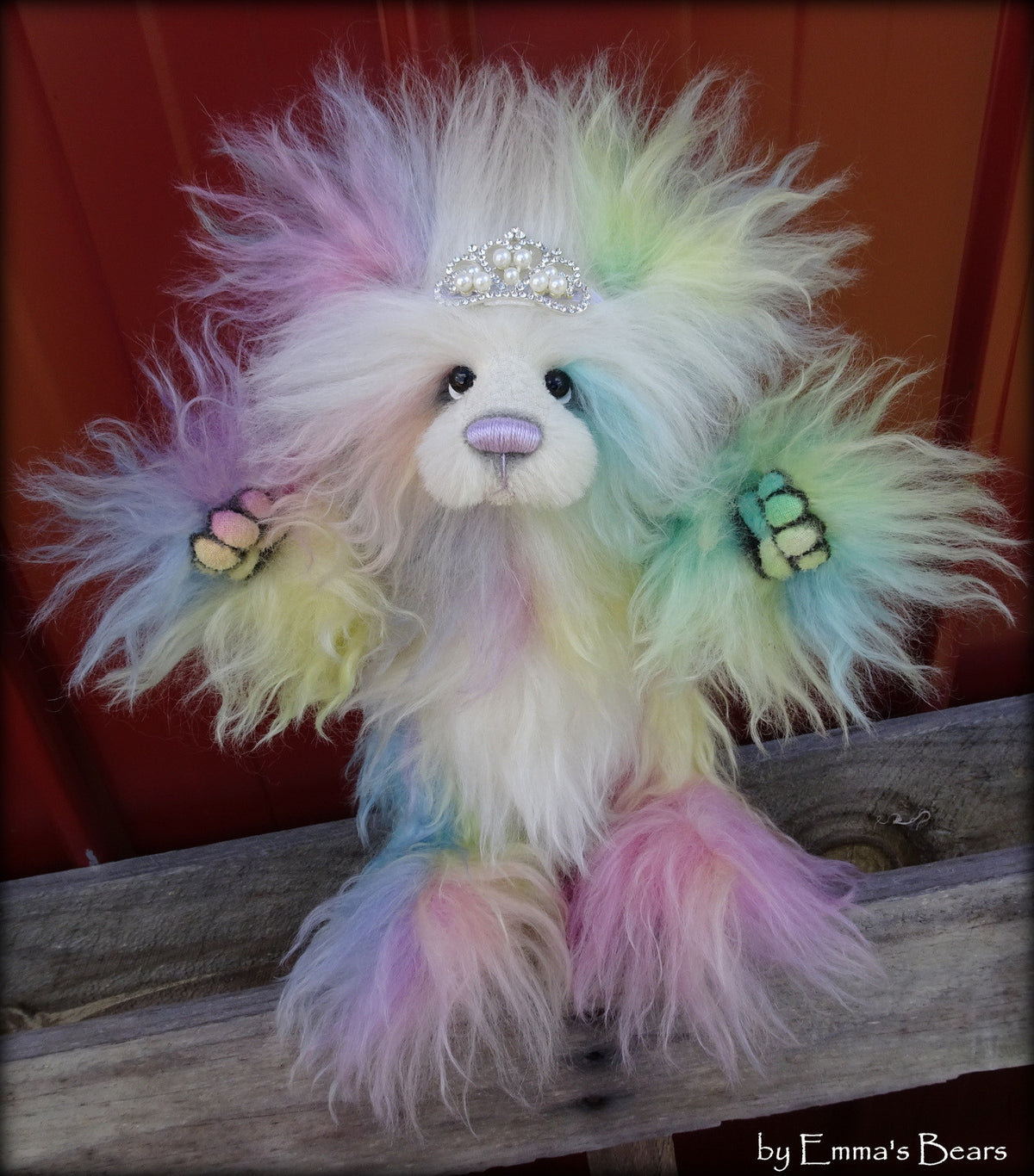 Super Long Pile 70mm Mohair - Hand Dyed Baby Pink - Fat 1/4m - SEP018