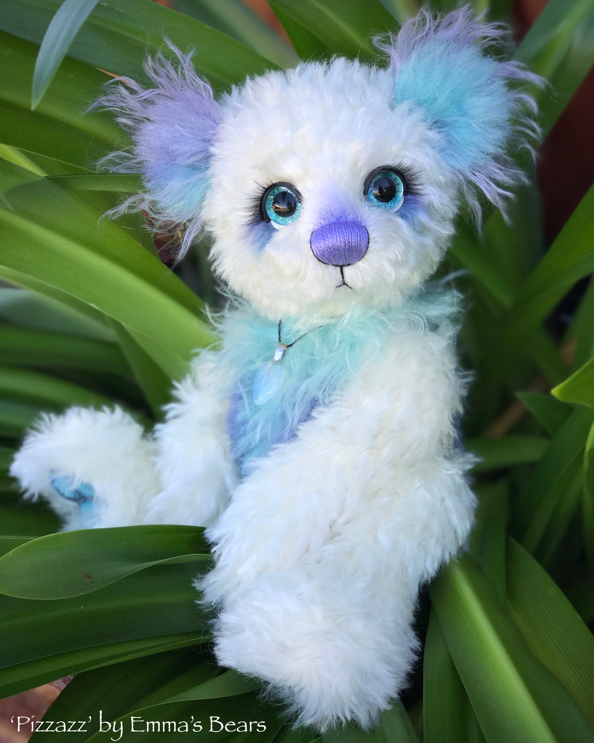 Pizzazz - 12" Alpaca and Mohair Artist Bear by Emma's Bears - OOAK