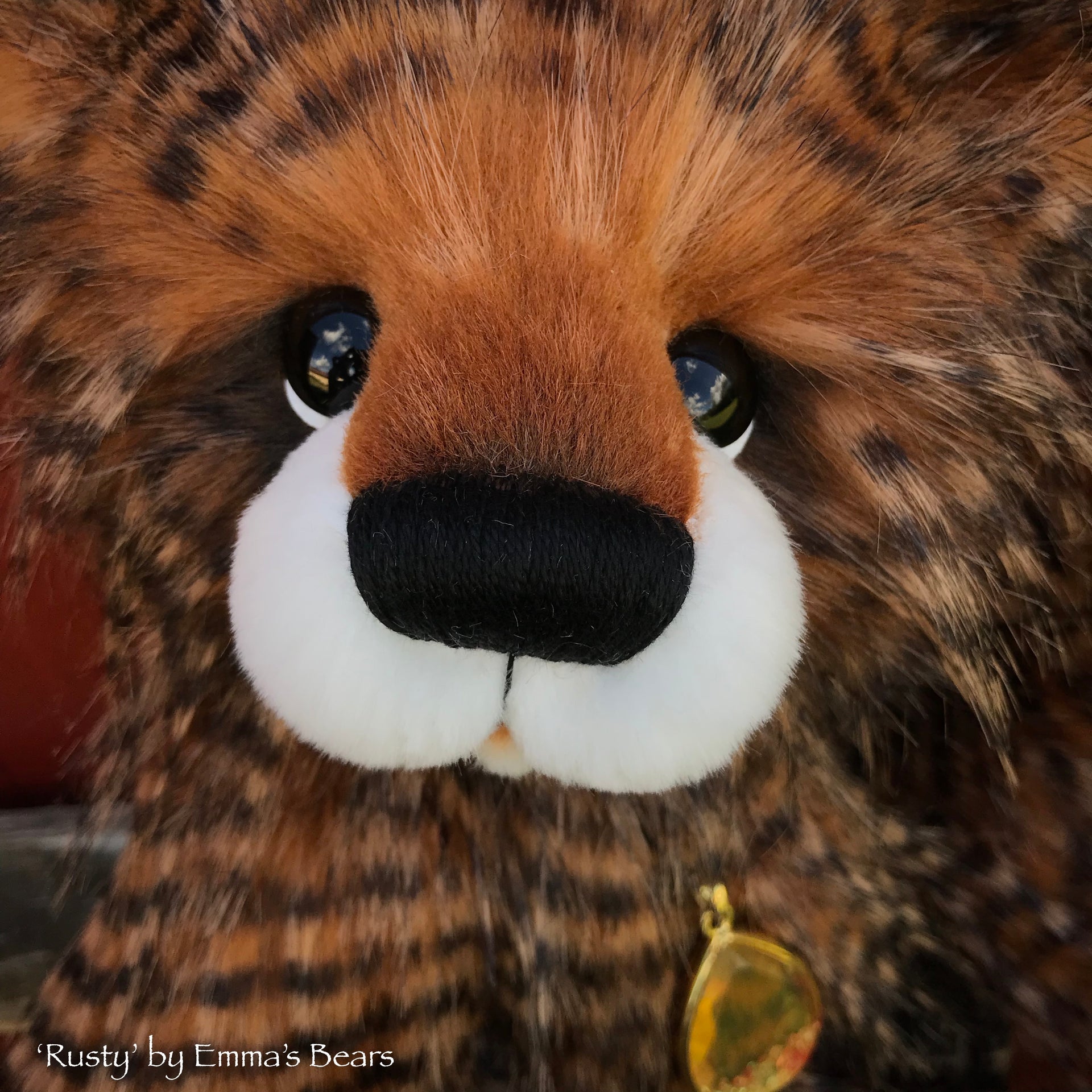 Rusty - 16" faux fur Artist Bear by Emma's Bears - OOAK