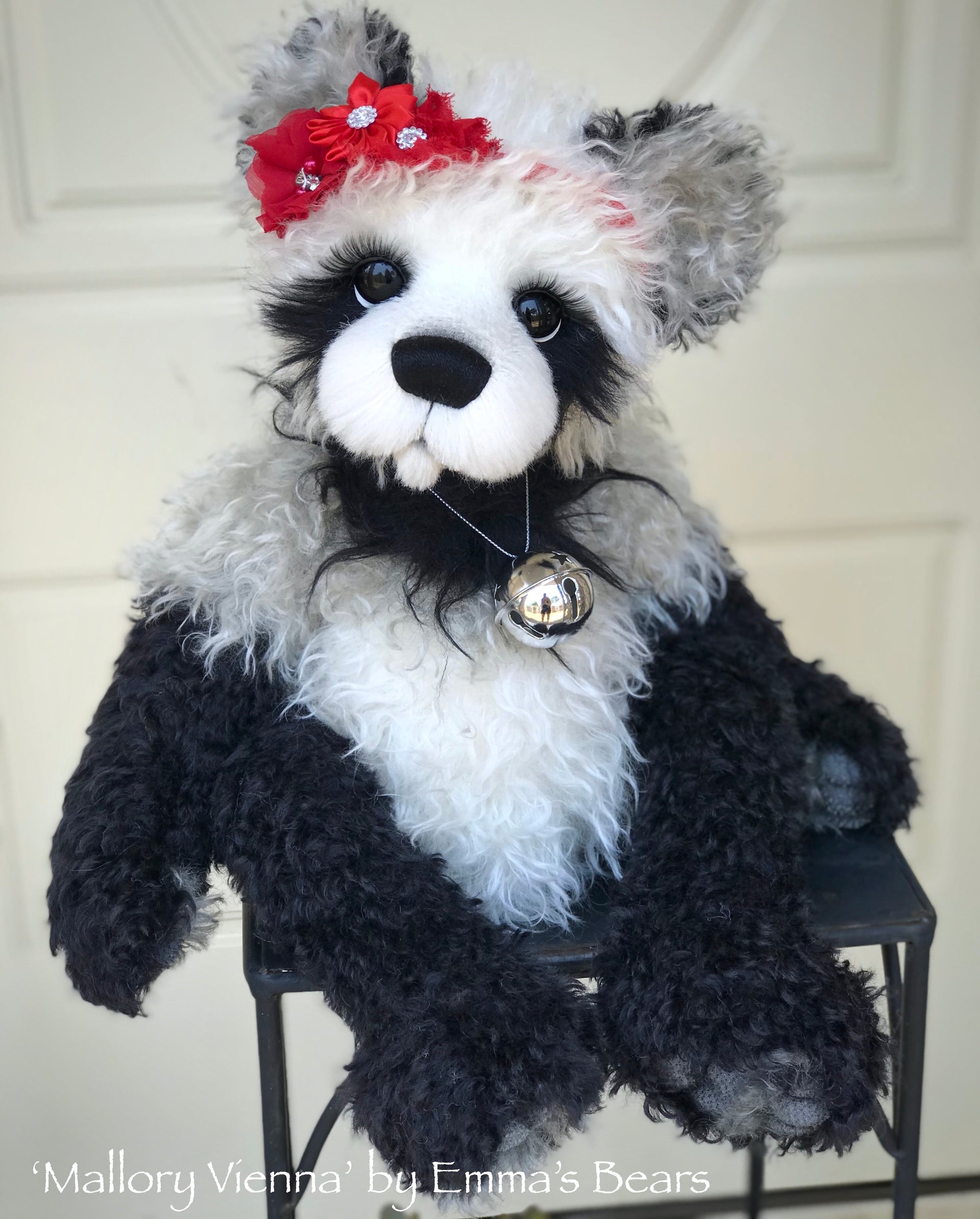 Mallory Vienna - 19" Christmas 2019 Toddler Artist Bear by Emma's Bears - OOAK