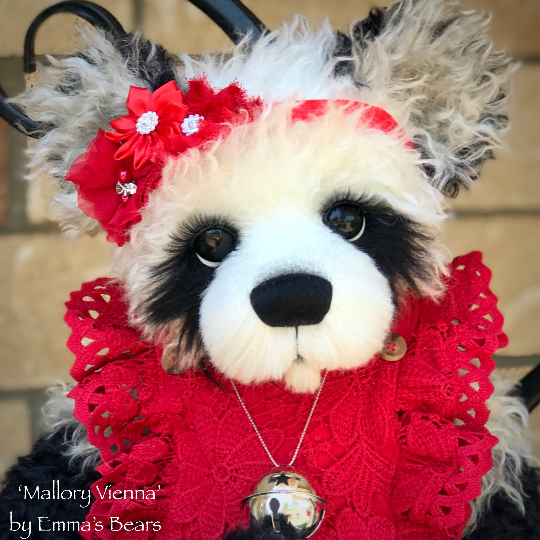 Mallory Vienna - 19" Christmas 2019 Toddler Artist Bear by Emma's Bears - OOAK