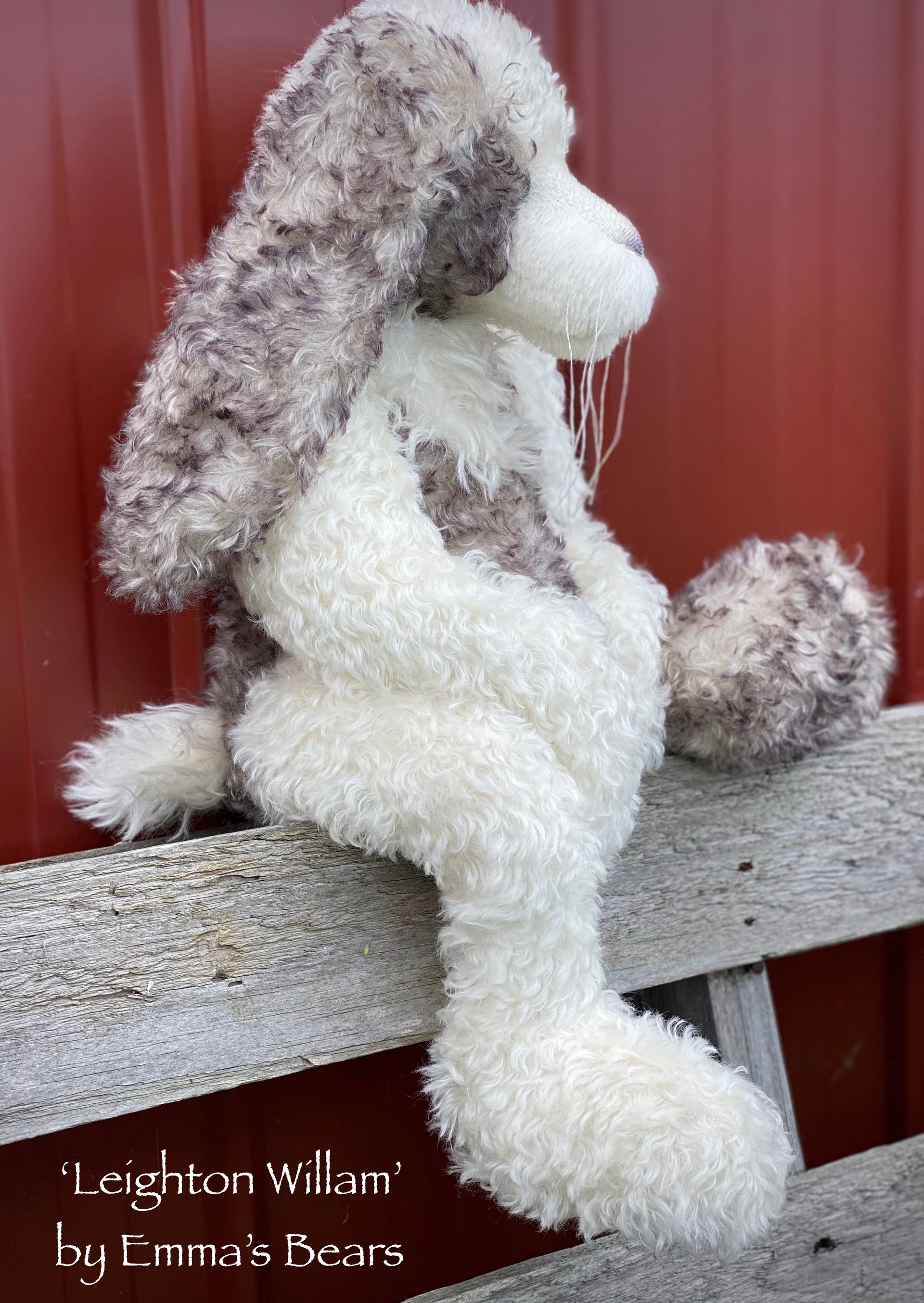 Leighton Willam - 21" Mohair and Alpaca Toddler Artist BUNNY by Emma's Bears - OOAK