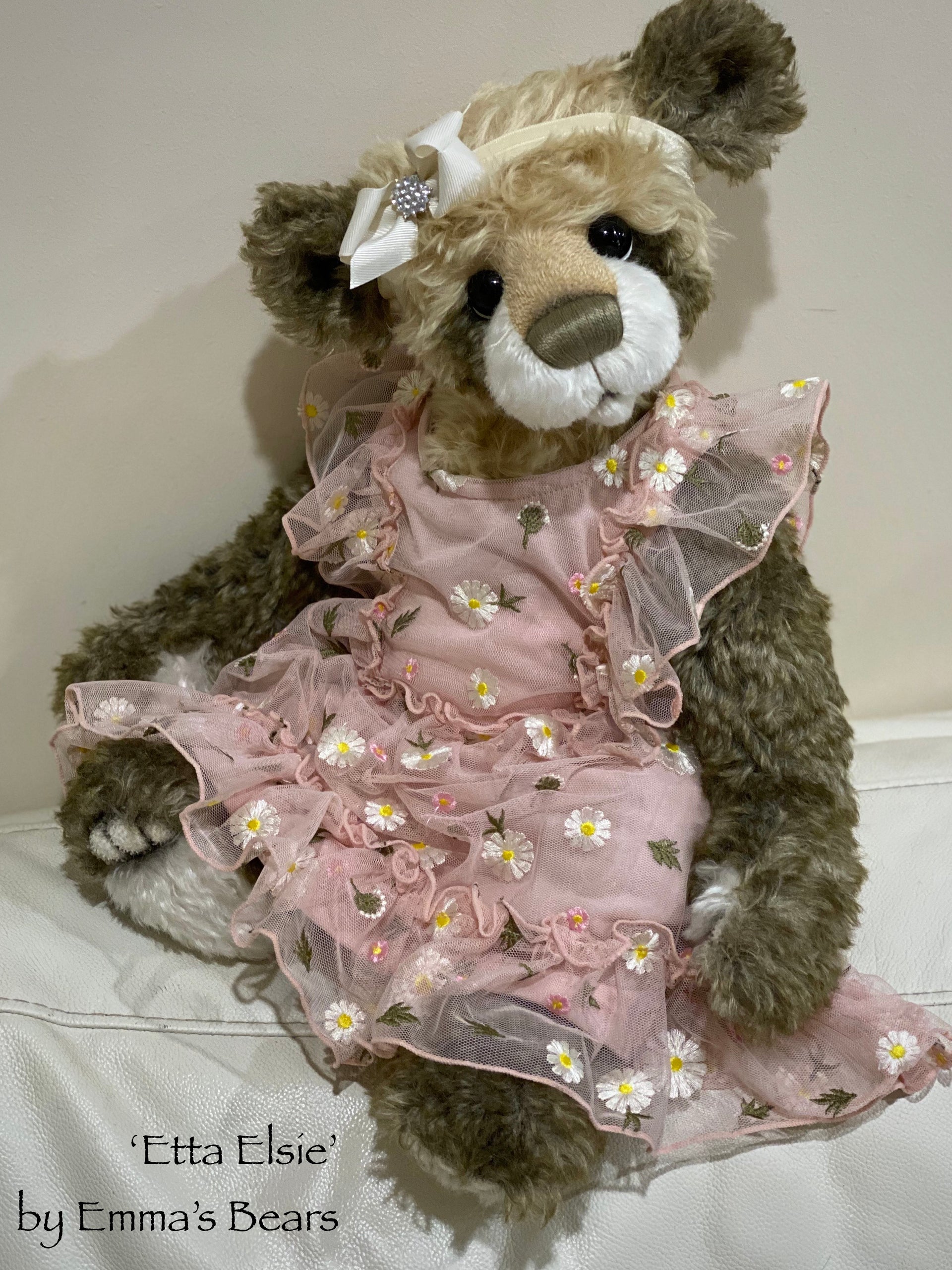 Etta Elsie - 21" Mohair Toddler Artist Bear by Emma's Bears - OOAK