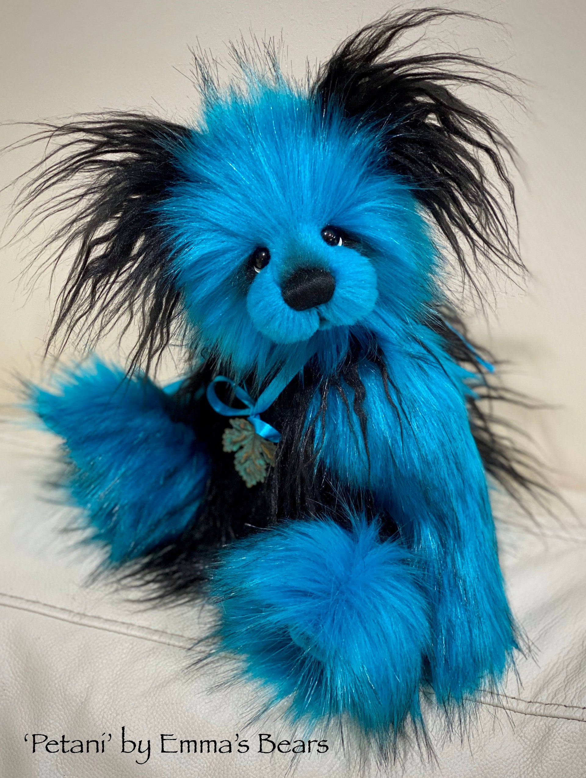 Petani - 13" faux fur Bear by Emmas Bears - OOAK